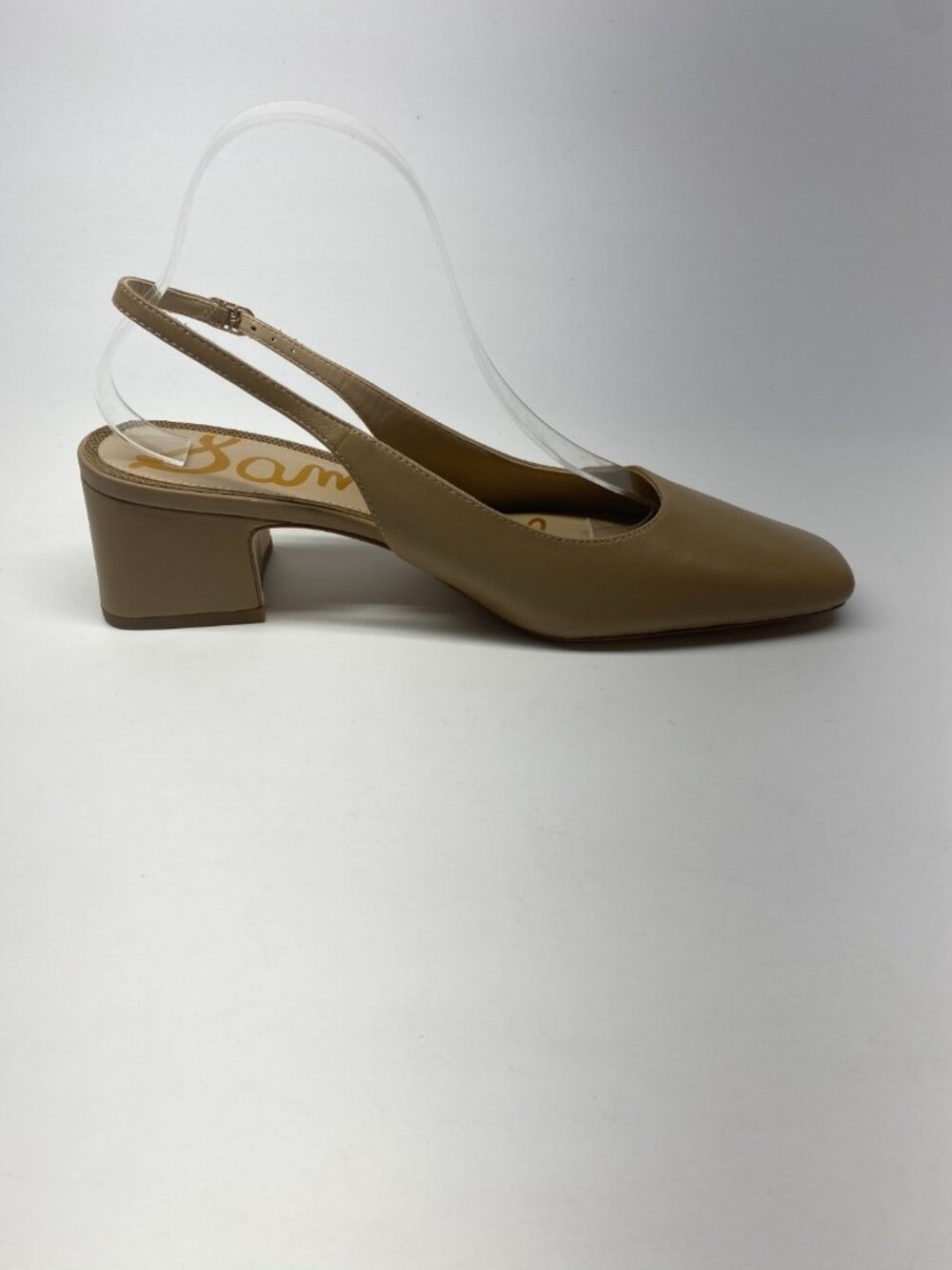 Sam Edelman Womens Terra Soft Beige Leather Slingback Pump Sz 11 - Picture 7 of 10